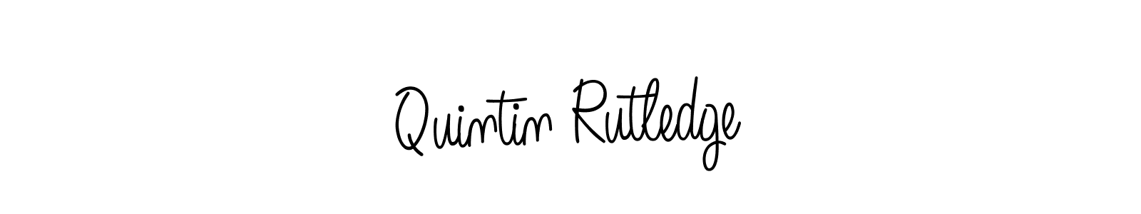 Design your own signature with our free online signature maker. With this signature software, you can create a handwritten (Angelique-Rose-font-FFP) signature for name Quintin Rutledge. Quintin Rutledge signature style 5 images and pictures png