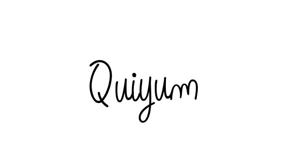 Also You can easily find your signature by using the search form. We will create Quiyum name handwritten signature images for you free of cost using Angelique-Rose-font-FFP sign style. Quiyum signature style 5 images and pictures png