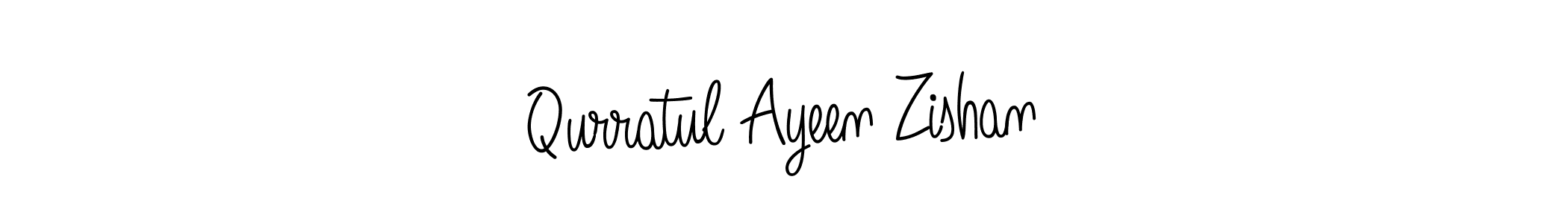 Angelique-Rose-font-FFP is a professional signature style that is perfect for those who want to add a touch of class to their signature. It is also a great choice for those who want to make their signature more unique. Get Qurratul Ayeen Zishan name to fancy signature for free. Qurratul Ayeen Zishan signature style 5 images and pictures png