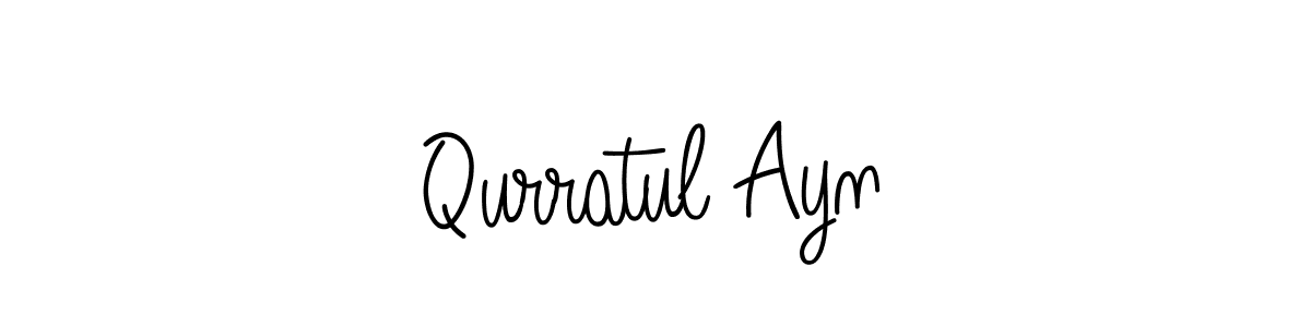 if you are searching for the best signature style for your name Qurratul Ayn. so please give up your signature search. here we have designed multiple signature styles  using Angelique-Rose-font-FFP. Qurratul Ayn signature style 5 images and pictures png