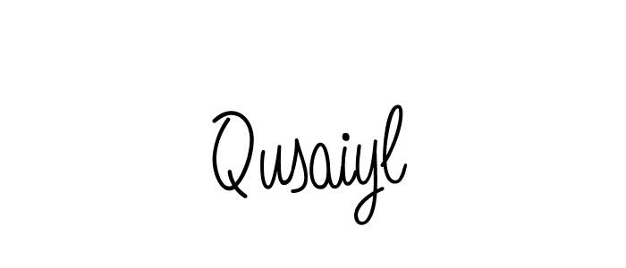 How to make Qusaiyl signature? Angelique-Rose-font-FFP is a professional autograph style. Create handwritten signature for Qusaiyl name. Qusaiyl signature style 5 images and pictures png