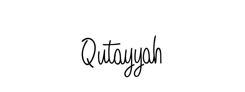 if you are searching for the best signature style for your name Qutayyah. so please give up your signature search. here we have designed multiple signature styles  using Angelique-Rose-font-FFP. Qutayyah signature style 5 images and pictures png