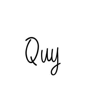 The best way (Angelique-Rose-font-FFP) to make a short signature is to pick only two or three words in your name. The name Quy include a total of six letters. For converting this name. Quy signature style 5 images and pictures png