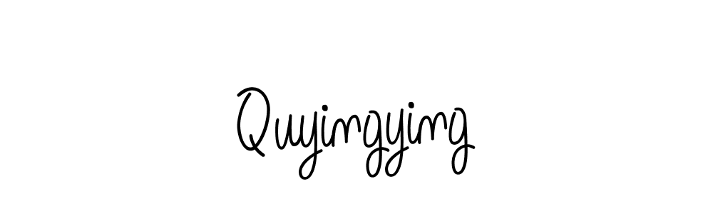 Also You can easily find your signature by using the search form. We will create Quyingying name handwritten signature images for you free of cost using Angelique-Rose-font-FFP sign style. Quyingying signature style 5 images and pictures png