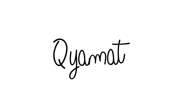 Also You can easily find your signature by using the search form. We will create Qyamat name handwritten signature images for you free of cost using Angelique-Rose-font-FFP sign style. Qyamat signature style 5 images and pictures png