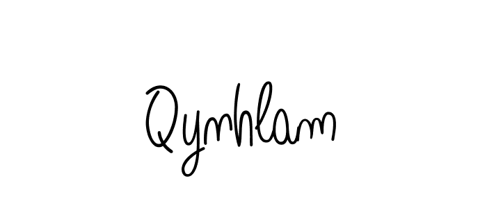 Design your own signature with our free online signature maker. With this signature software, you can create a handwritten (Angelique-Rose-font-FFP) signature for name Qynhlam. Qynhlam signature style 5 images and pictures png