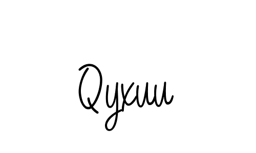 It looks lik you need a new signature style for name Qyxuu. Design unique handwritten (Angelique-Rose-font-FFP) signature with our free signature maker in just a few clicks. Qyxuu signature style 5 images and pictures png