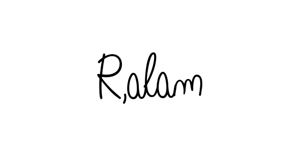 R,alam stylish signature style. Best Handwritten Sign (Angelique-Rose-font-FFP) for my name. Handwritten Signature Collection Ideas for my name R,alam. R,alam signature style 5 images and pictures png