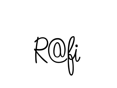 The best way (Angelique-Rose-font-FFP) to make a short signature is to pick only two or three words in your name. The name R@fi include a total of six letters. For converting this name. R@fi signature style 5 images and pictures png