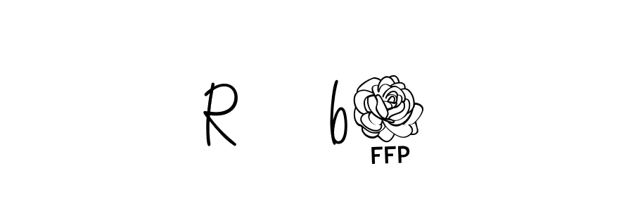 The best way (Angelique-Rose-font-FFP) to make a short signature is to pick only two or three words in your name. The name R❤️b2 include a total of six letters. For converting this name. R❤️b2 signature style 5 images and pictures png