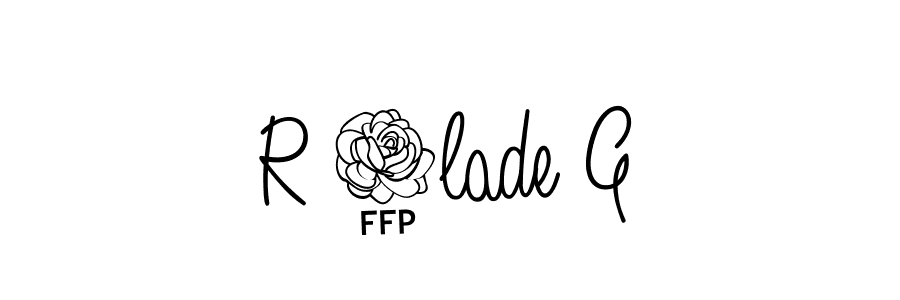 Best and Professional Signature Style for R 2lade G. Angelique-Rose-font-FFP Best Signature Style Collection. R 2lade G signature style 5 images and pictures png