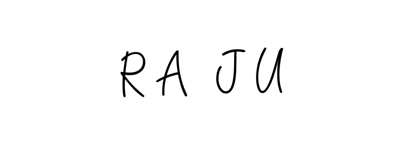 Angelique-Rose-font-FFP is a professional signature style that is perfect for those who want to add a touch of class to their signature. It is also a great choice for those who want to make their signature more unique. Get R A  J U name to fancy signature for free. R A  J U signature style 5 images and pictures png