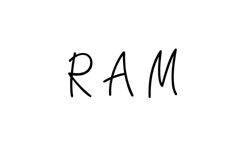 How to make R A M name signature. Use Angelique-Rose-font-FFP style for creating short signs online. This is the latest handwritten sign. R A M signature style 5 images and pictures png