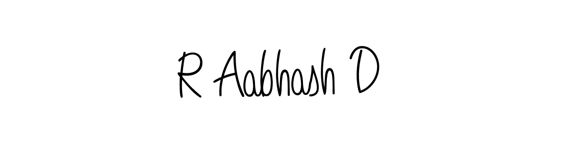 R Aabhash D stylish signature style. Best Handwritten Sign (Angelique-Rose-font-FFP) for my name. Handwritten Signature Collection Ideas for my name R Aabhash D. R Aabhash D signature style 5 images and pictures png