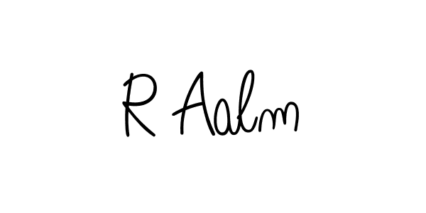 Best and Professional Signature Style for R Aalm. Angelique-Rose-font-FFP Best Signature Style Collection. R Aalm signature style 5 images and pictures png