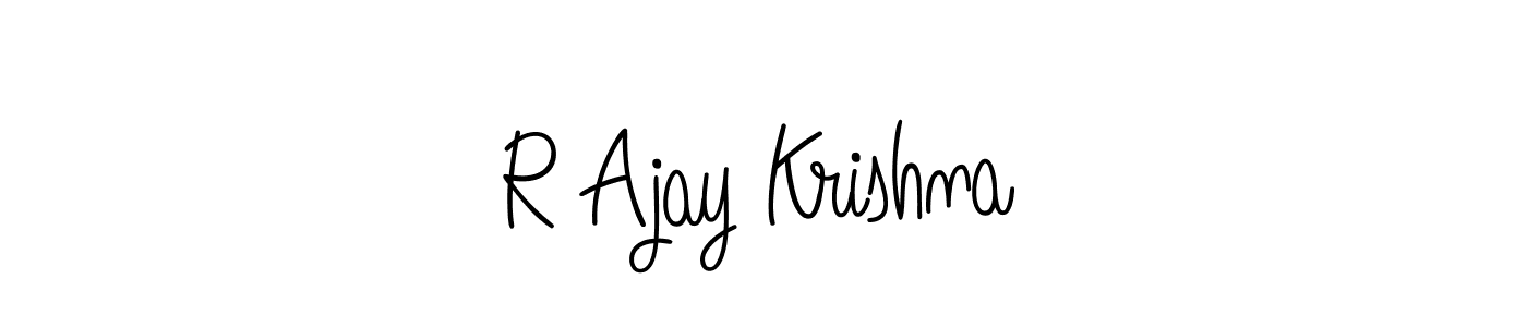 Best and Professional Signature Style for R Ajay Krishna. Angelique-Rose-font-FFP Best Signature Style Collection. R Ajay Krishna signature style 5 images and pictures png