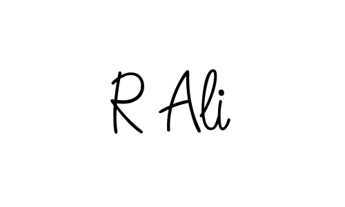 You can use this online signature creator to create a handwritten signature for the name R Ali. This is the best online autograph maker. R Ali signature style 5 images and pictures png