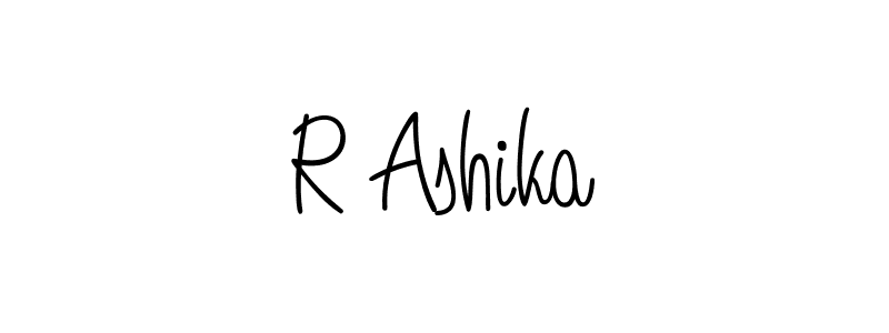 Here are the top 10 professional signature styles for the name R Ashika. These are the best autograph styles you can use for your name. R Ashika signature style 5 images and pictures png