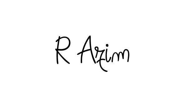 How to Draw R Azim signature style? Angelique-Rose-font-FFP is a latest design signature styles for name R Azim. R Azim signature style 5 images and pictures png