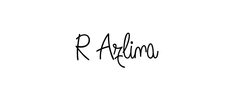 Also we have R Azlina name is the best signature style. Create professional handwritten signature collection using Angelique-Rose-font-FFP autograph style. R Azlina signature style 5 images and pictures png