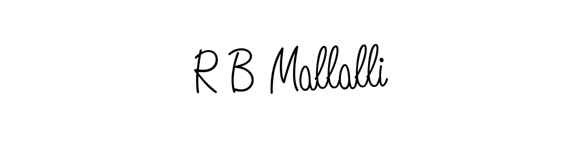 Make a beautiful signature design for name R B Mallalli. Use this online signature maker to create a handwritten signature for free. R B Mallalli signature style 5 images and pictures png