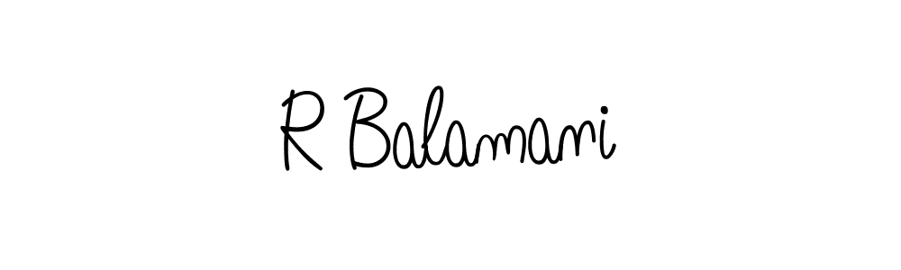 It looks lik you need a new signature style for name R Balamani. Design unique handwritten (Angelique-Rose-font-FFP) signature with our free signature maker in just a few clicks. R Balamani signature style 5 images and pictures png