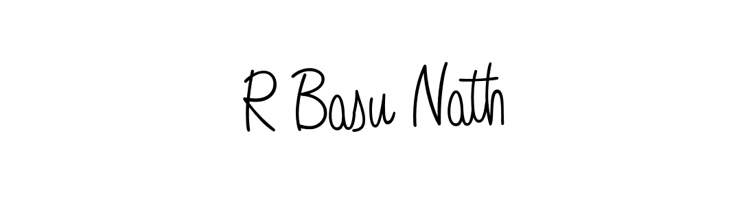 Use a signature maker to create a handwritten signature online. With this signature software, you can design (Angelique-Rose-font-FFP) your own signature for name R Basu Nath. R Basu Nath signature style 5 images and pictures png