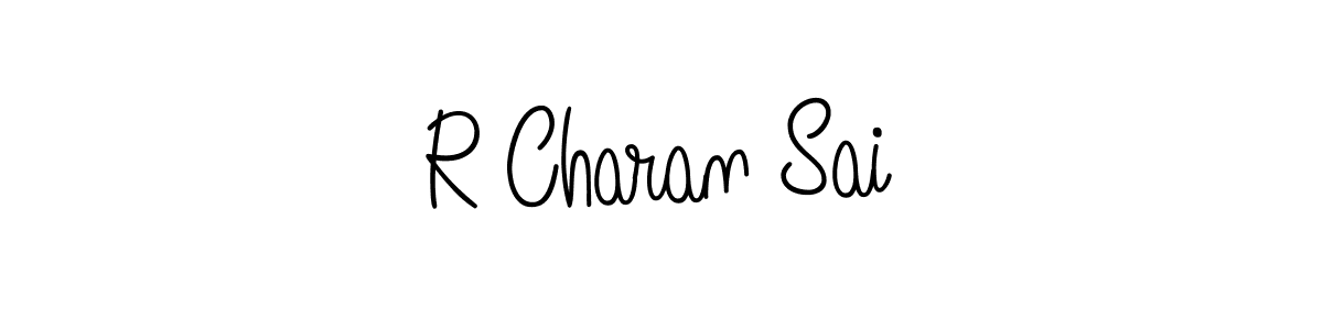 This is the best signature style for the R Charan Sai name. Also you like these signature font (Angelique-Rose-font-FFP). Mix name signature. R Charan Sai signature style 5 images and pictures png