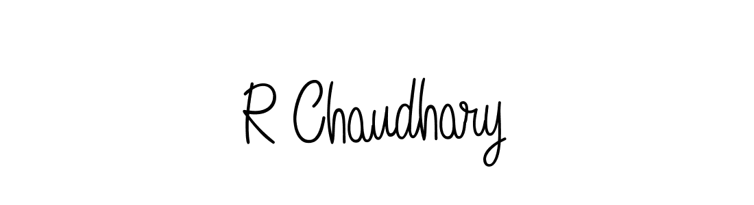 R Chaudhary stylish signature style. Best Handwritten Sign (Angelique-Rose-font-FFP) for my name. Handwritten Signature Collection Ideas for my name R Chaudhary. R Chaudhary signature style 5 images and pictures png