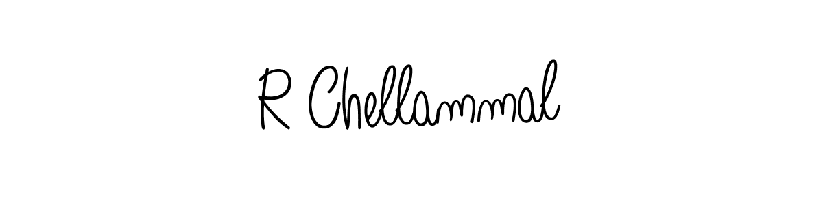 Make a beautiful signature design for name R Chellammal. Use this online signature maker to create a handwritten signature for free. R Chellammal signature style 5 images and pictures png