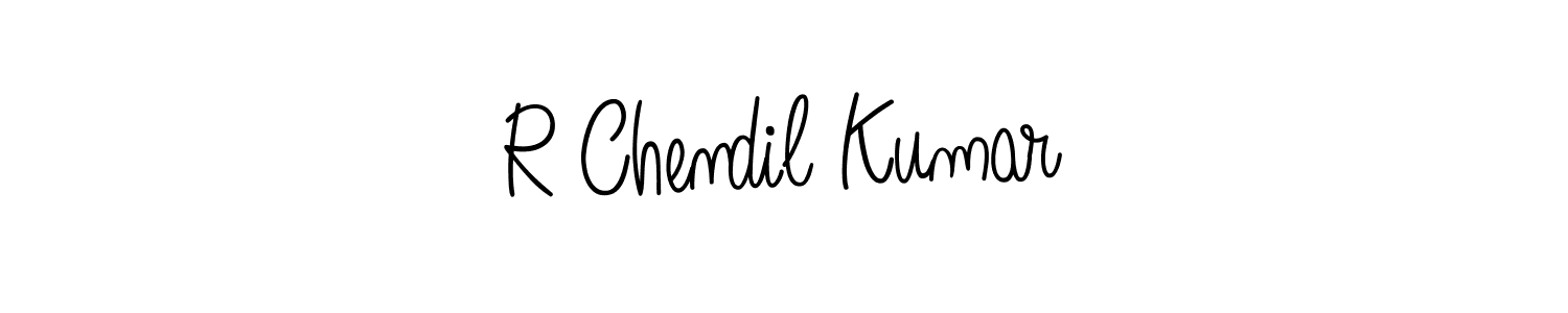 Create a beautiful signature design for name R Chendil Kumar. With this signature (Angelique-Rose-font-FFP) fonts, you can make a handwritten signature for free. R Chendil Kumar signature style 5 images and pictures png