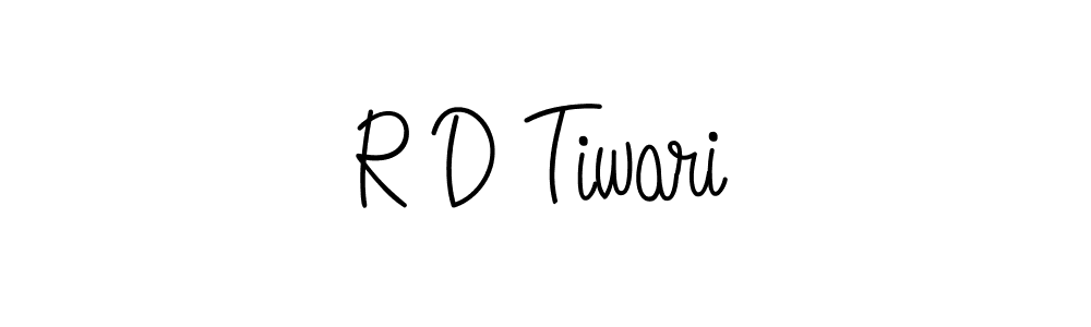 Make a beautiful signature design for name R D Tiwari. Use this online signature maker to create a handwritten signature for free. R D Tiwari signature style 5 images and pictures png