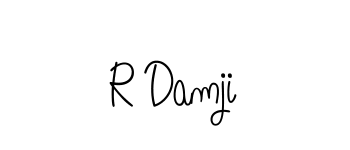 Best and Professional Signature Style for R Damji. Angelique-Rose-font-FFP Best Signature Style Collection. R Damji signature style 5 images and pictures png