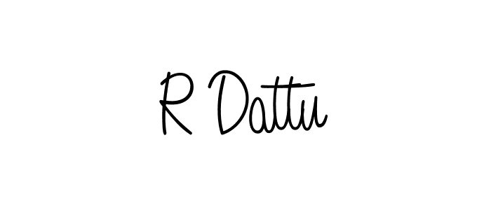 Make a short R Dattu signature style. Manage your documents anywhere anytime using Angelique-Rose-font-FFP. Create and add eSignatures, submit forms, share and send files easily. R Dattu signature style 5 images and pictures png