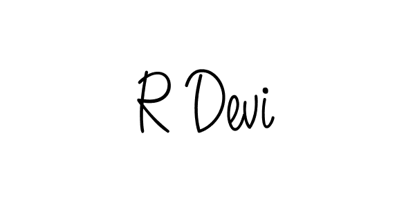 How to Draw R Devi signature style? Angelique-Rose-font-FFP is a latest design signature styles for name R Devi. R Devi signature style 5 images and pictures png