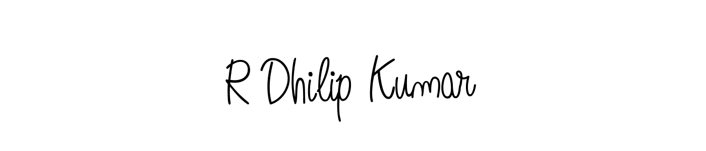 Best and Professional Signature Style for R Dhilip Kumar. Angelique-Rose-font-FFP Best Signature Style Collection. R Dhilip Kumar signature style 5 images and pictures png