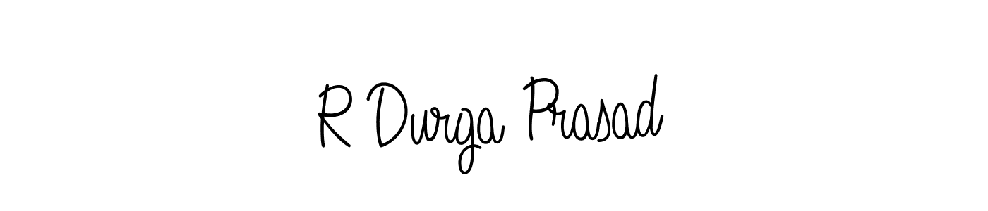 Use a signature maker to create a handwritten signature online. With this signature software, you can design (Angelique-Rose-font-FFP) your own signature for name R Durga Prasad. R Durga Prasad signature style 5 images and pictures png