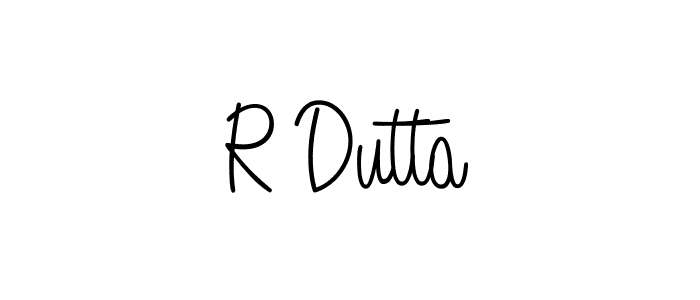 How to Draw R Dutta signature style? Angelique-Rose-font-FFP is a latest design signature styles for name R Dutta. R Dutta signature style 5 images and pictures png