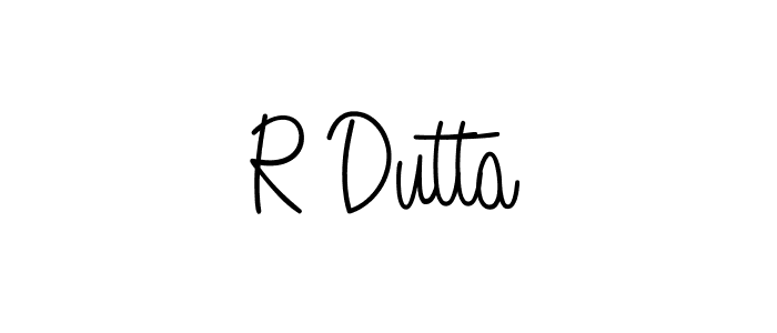 It looks lik you need a new signature style for name R Dutta. Design unique handwritten (Angelique-Rose-font-FFP) signature with our free signature maker in just a few clicks. R Dutta signature style 5 images and pictures png