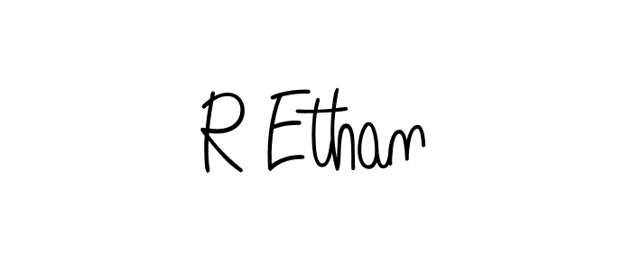Make a beautiful signature design for name R Ethan. Use this online signature maker to create a handwritten signature for free. R Ethan signature style 5 images and pictures png