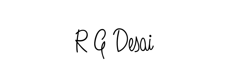 Also we have R G Desai name is the best signature style. Create professional handwritten signature collection using Angelique-Rose-font-FFP autograph style. R G Desai signature style 5 images and pictures png