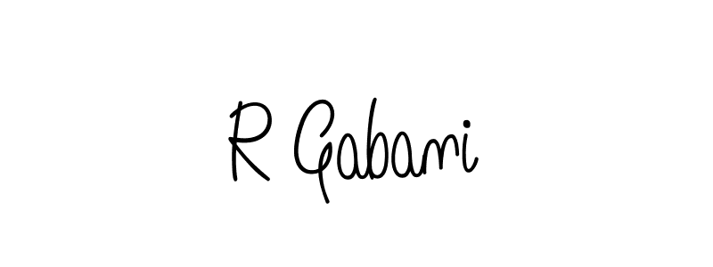 Similarly Angelique-Rose-font-FFP is the best handwritten signature design. Signature creator online .You can use it as an online autograph creator for name R Gabani. R Gabani signature style 5 images and pictures png