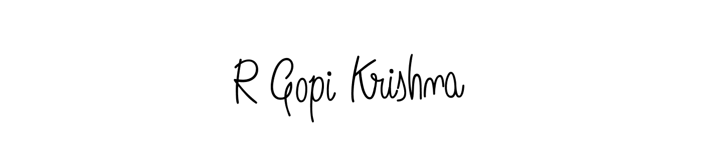 Make a short R Gopi Krishna signature style. Manage your documents anywhere anytime using Angelique-Rose-font-FFP. Create and add eSignatures, submit forms, share and send files easily. R Gopi Krishna signature style 5 images and pictures png