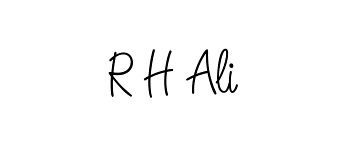 Here are the top 10 professional signature styles for the name R H Ali. These are the best autograph styles you can use for your name. R H Ali signature style 5 images and pictures png