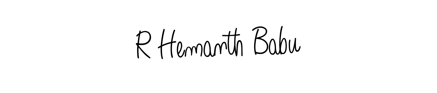 Check out images of Autograph of R Hemanth Babu name. Actor R Hemanth Babu Signature Style. Angelique-Rose-font-FFP is a professional sign style online. R Hemanth Babu signature style 5 images and pictures png