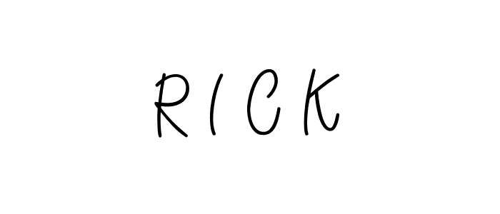 How to Draw R I C K signature style? Angelique-Rose-font-FFP is a latest design signature styles for name R I C K. R I C K signature style 5 images and pictures png