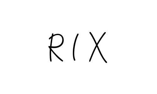 Use a signature maker to create a handwritten signature online. With this signature software, you can design (Angelique-Rose-font-FFP) your own signature for name R I X. R I X signature style 5 images and pictures png