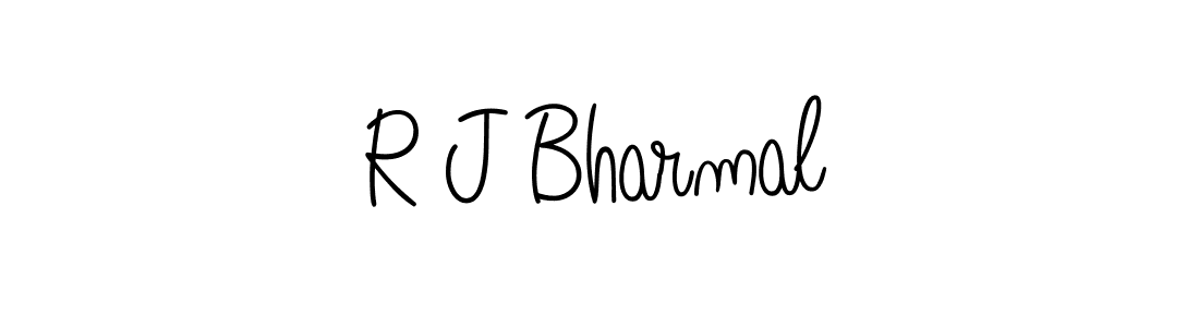 Design your own signature with our free online signature maker. With this signature software, you can create a handwritten (Angelique-Rose-font-FFP) signature for name R J Bharmal. R J Bharmal signature style 5 images and pictures png