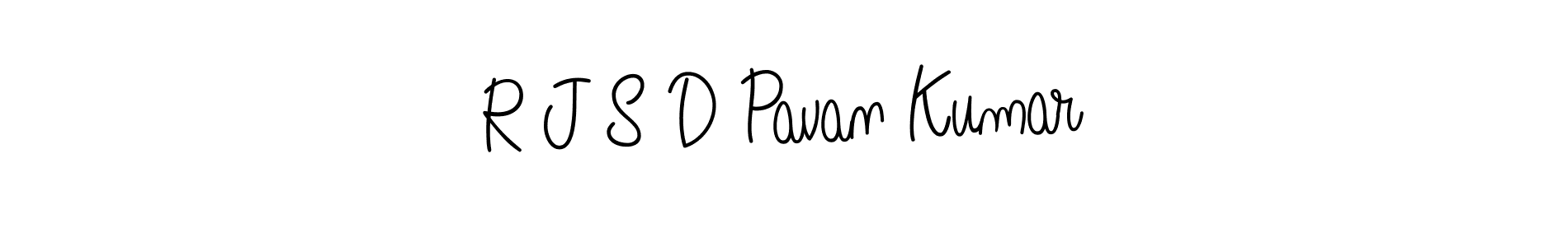 How to make R J S D Pavan Kumar name signature. Use Angelique-Rose-font-FFP style for creating short signs online. This is the latest handwritten sign. R J S D Pavan Kumar signature style 5 images and pictures png