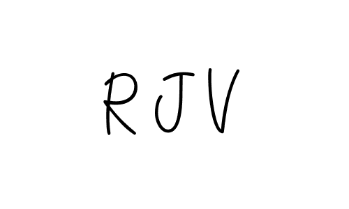 How to make R J V signature? Angelique-Rose-font-FFP is a professional autograph style. Create handwritten signature for R J V name. R J V signature style 5 images and pictures png